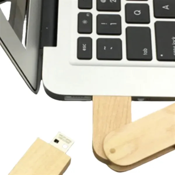Customized Wooden USB Flash Drive 1 GB - Customized Wooden USB Flash Drive 1 GB - Image 1 of 3