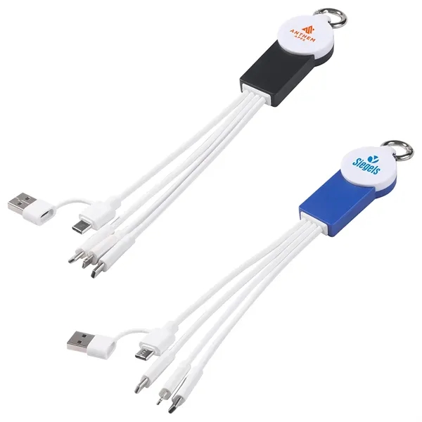 Tribute 4-in-1 Charging Cable with Watch Charger - Tribute 4-in-1 Charging Cable with Watch Charger - Image 0 of 2