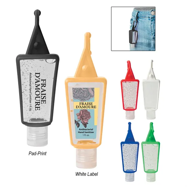 1 Oz. Hand Sanitizer In Silicone Holder - 1 Oz. Hand Sanitizer In Silicone Holder - Image 0 of 33