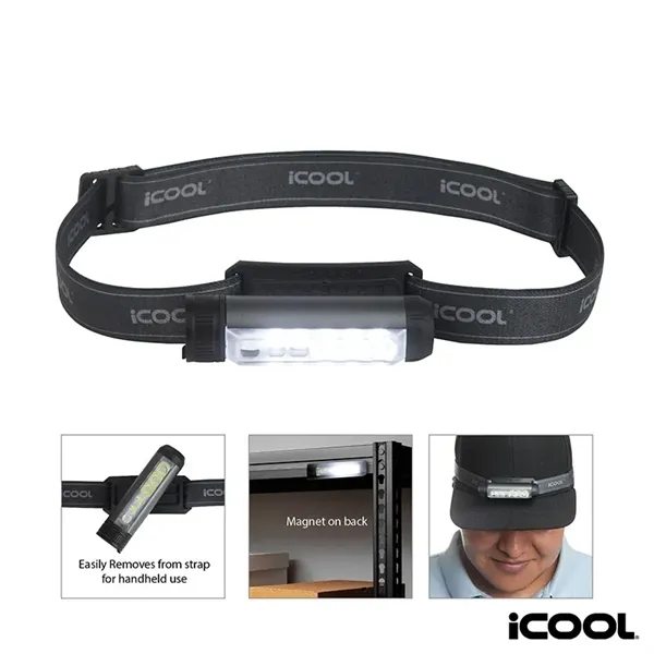 iCOOL® Templeton Rechargeable LED Headlamp - iCOOL® Templeton Rechargeable LED Headlamp - Image 0 of 1