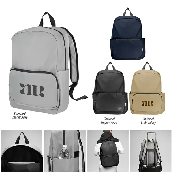 Anywhere rPET Laptop Backpack - Anywhere rPET Laptop Backpack - Image 0 of 8