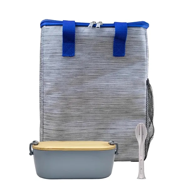 Bamboo & Utensil Lunch Tote - Bamboo & Utensil Lunch Tote - Image 3 of 11