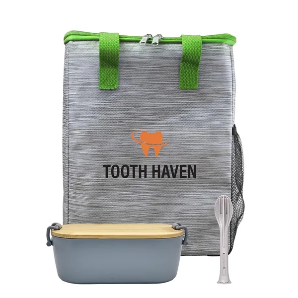 Bamboo & Utensil Lunch Tote - Bamboo & Utensil Lunch Tote - Image 6 of 11