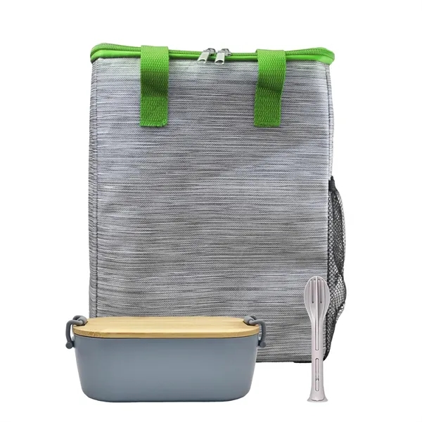 Bamboo & Utensil Lunch Tote - Bamboo & Utensil Lunch Tote - Image 7 of 11