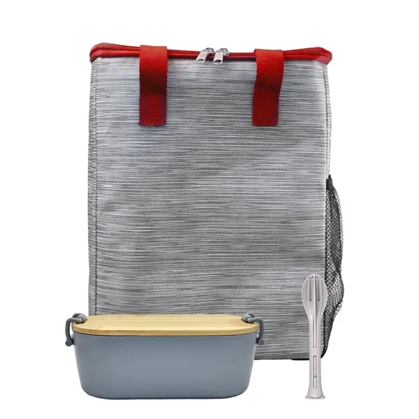 Bamboo & Utensil Lunch Tote - Bamboo & Utensil Lunch Tote - Image 9 of 11