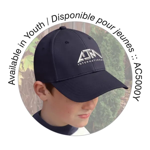Six Panel Cotton/Spandex Baseball Cap - Six Panel Cotton/Spandex Baseball Cap - Image 8 of 8