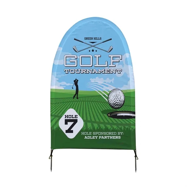 3' W X 5' H Sunrise Lawn Single-Sided Kit - 3' W X 5' H Sunrise Lawn Single-Sided Kit - Image 4 of 4