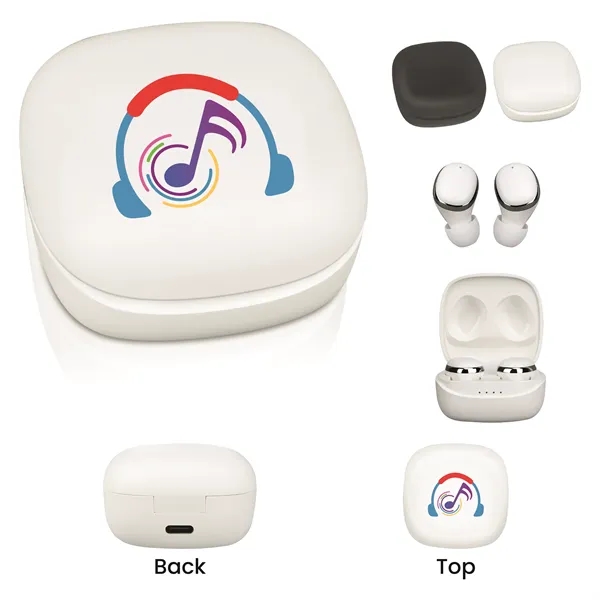 Bean-Style True Wireless Earbuds with Noise Cancellation - Bean-Style True Wireless Earbuds with Noise Cancellation - Image 0 of 0