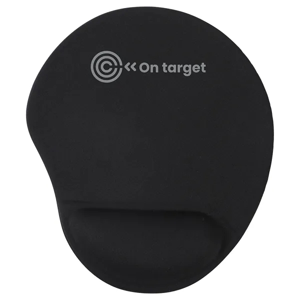 Wave Non-Slip Mouse Pad with Gel Wrist Rest - Wave Non-Slip Mouse Pad with Gel Wrist Rest - Image 1 of 5