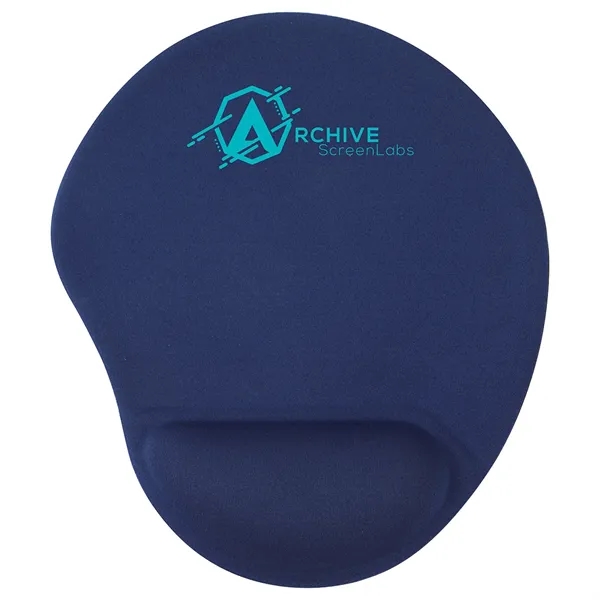 Wave Non-Slip Mouse Pad with Gel Wrist Rest - Wave Non-Slip Mouse Pad with Gel Wrist Rest - Image 3 of 5