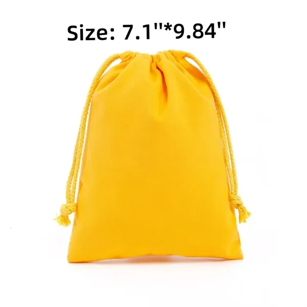 Custom Eco Cotton Pen Cosmetic Storage Food Drawstring Bag - Custom Eco Cotton Pen Cosmetic Storage Food Drawstring Bag - Image 1 of 3