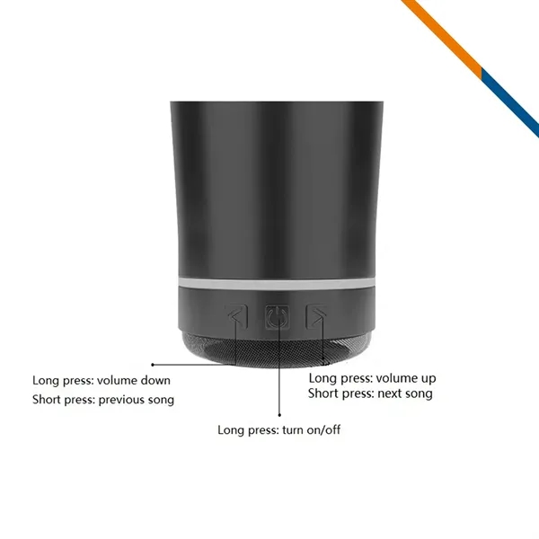 Jentis Bluetooth Speaker Tumbler - 40 OZ. - Jentis Bluetooth Speaker Tumbler - 40 OZ. - Image 2 of 9