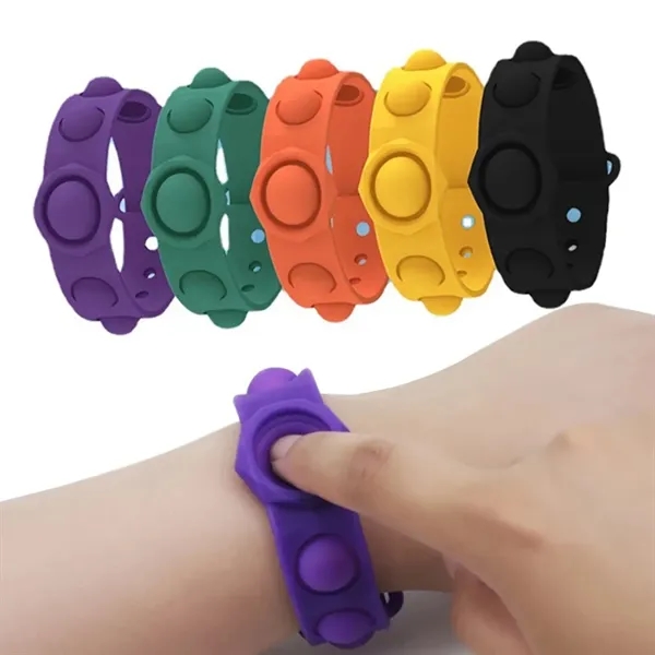 Silicone Stress Reliever Wristband - Silicone Stress Reliever Wristband - Image 0 of 7