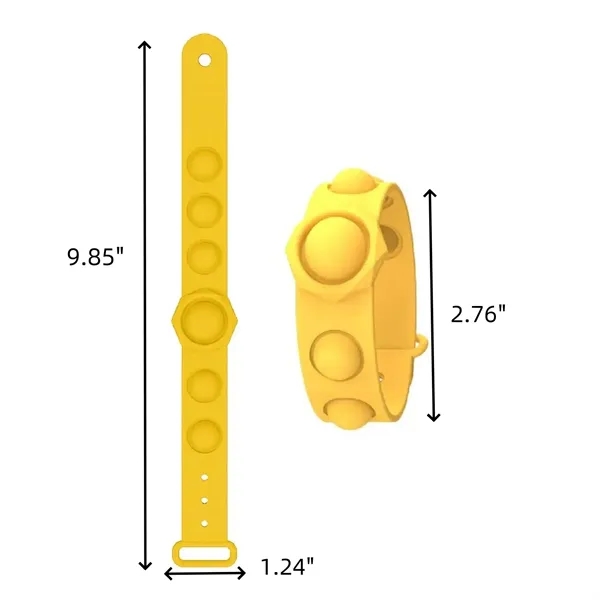 Silicone Stress Reliever Wristband - Silicone Stress Reliever Wristband - Image 1 of 7