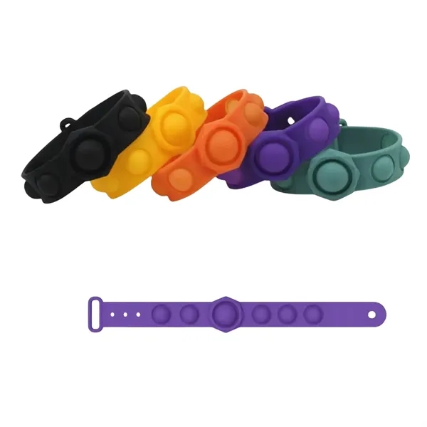 Silicone Stress Reliever Wristband - Silicone Stress Reliever Wristband - Image 6 of 7