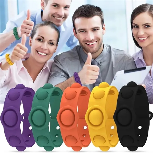 Silicone Stress Reliever Wristband - Silicone Stress Reliever Wristband - Image 7 of 7