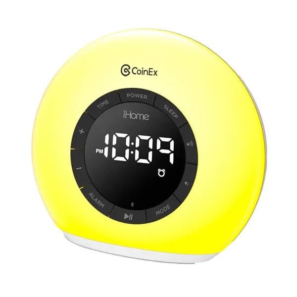 IHome Sunrise Alarm Clock Radio with Bluetooth Speaker