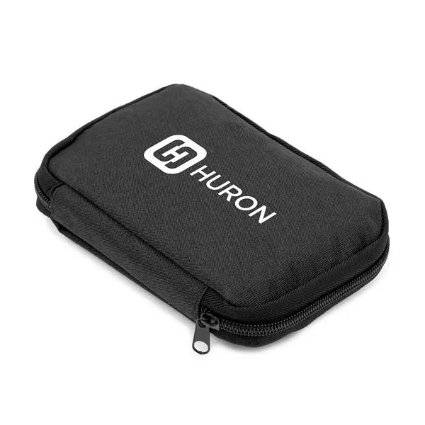 rPET Zippered Tool and Electronic Accessory Pouch - rPET Zippered Tool and Electronic Accessory Pouch - Image 1 of 5