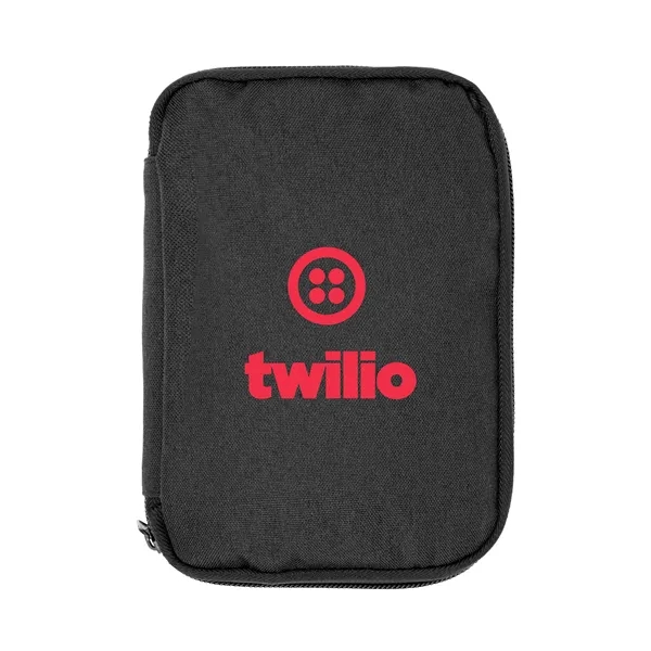 rPET Zippered Tool and Electronic Accessory Pouch - rPET Zippered Tool and Electronic Accessory Pouch - Image 2 of 5