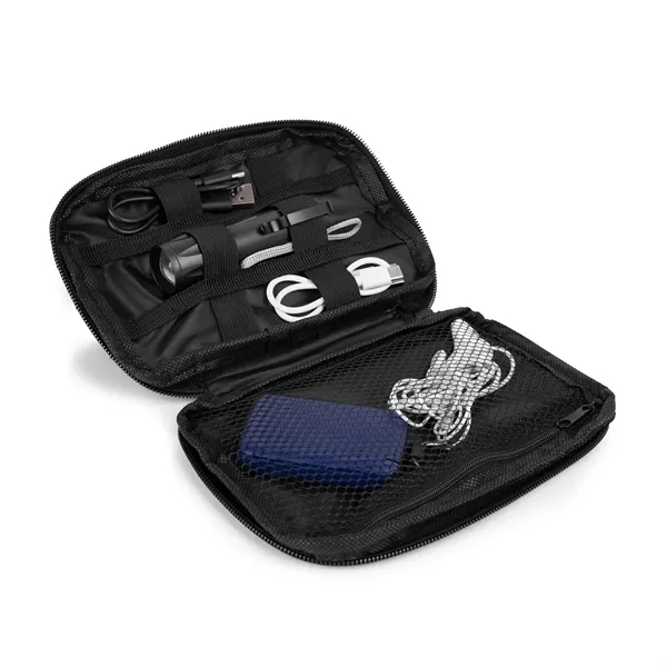 rPET Zippered Tool and Electronic Accessory Pouch - rPET Zippered Tool and Electronic Accessory Pouch - Image 5 of 5