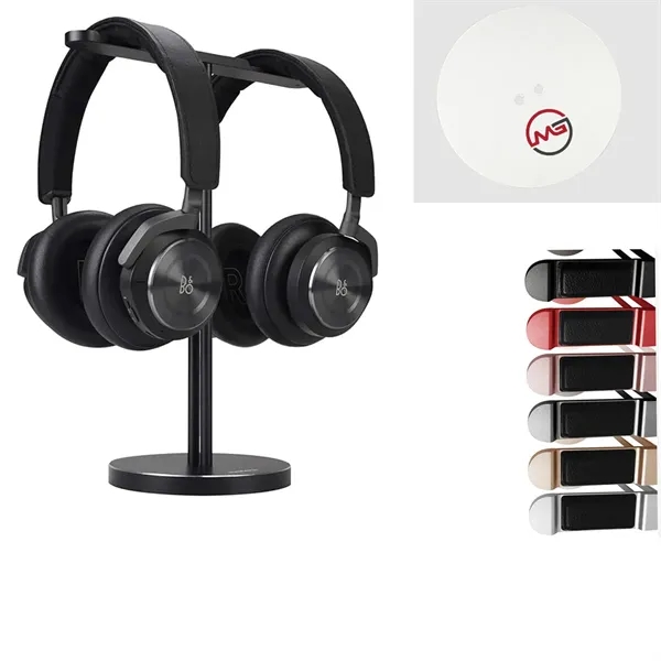 Dual Aluminum Headphones Stand Holder - Dual Aluminum Headphones Stand Holder - Image 0 of 4