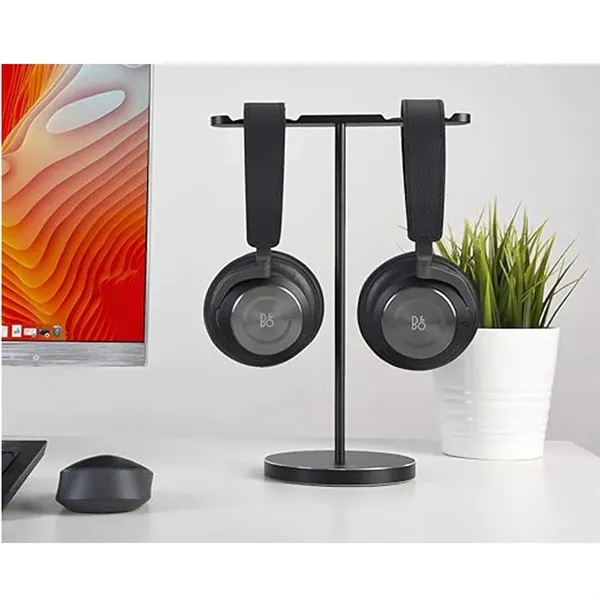Dual Aluminum Headphones Stand Holder - Dual Aluminum Headphones Stand Holder - Image 2 of 4