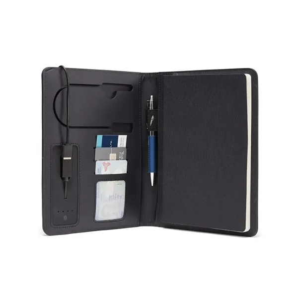 Leeman Roma 6"x8" Wireless Power Charger Refillable Journal - Leeman Roma 6"x8" Wireless Power Charger Refillable Journal - Image 4 of 7