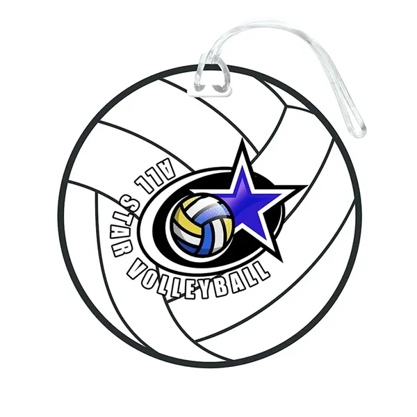 Custom Round Luggage Tag - Custom Round Luggage Tag - Image 0 of 2