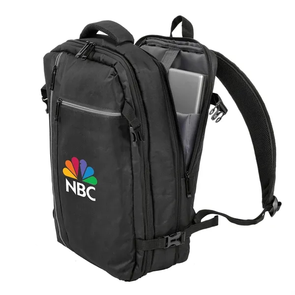 Qanta Tech Oxford Overnighter Backpack - Qanta Tech Oxford Overnighter Backpack - Image 6 of 12