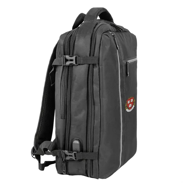 Qanta Tech Oxford Overnighter Backpack - Qanta Tech Oxford Overnighter Backpack - Image 7 of 12