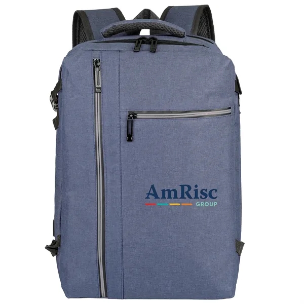 Qanta Tech Oxford Overnighter Backpack - Qanta Tech Oxford Overnighter Backpack - Image 10 of 12