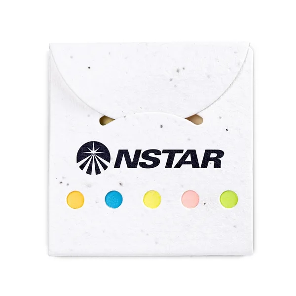 Biodegradable Flower Seeded Sticky Note Pad - Biodegradable Flower Seeded Sticky Note Pad - Image 1 of 4