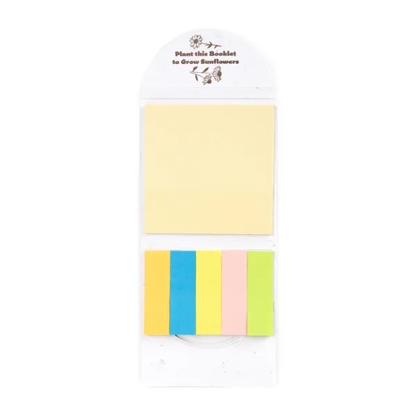 Biodegradable Flower Seeded Sticky Note Pad - Biodegradable Flower Seeded Sticky Note Pad - Image 4 of 4