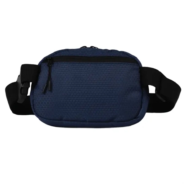 Crossbody Honeycomb Sling Fanny Waist Pack - Crossbody Honeycomb Sling Fanny Waist Pack - Image 4 of 10
