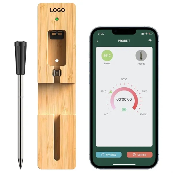 Wireless Meat Thermometer - Wireless Meat Thermometer - Image 0 of 5