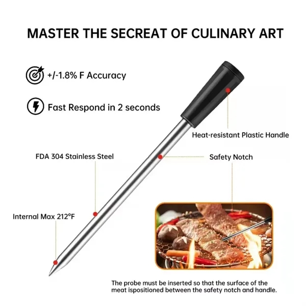 Wireless Meat Thermometer - Wireless Meat Thermometer - Image 1 of 5