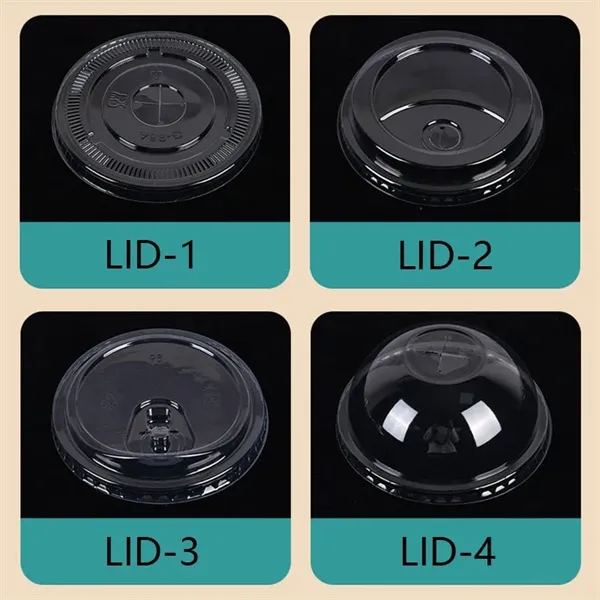 20oz Custom Clear Plastic Disposable Cold Drinks Cup - 20oz Custom Clear Plastic Disposable Cold Drinks Cup - Image 2 of 3