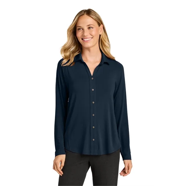 Port Authority Women's Luxe Knit Button Tunic - Port Authority Women's Luxe Knit Button Tunic - Image 1 of 19