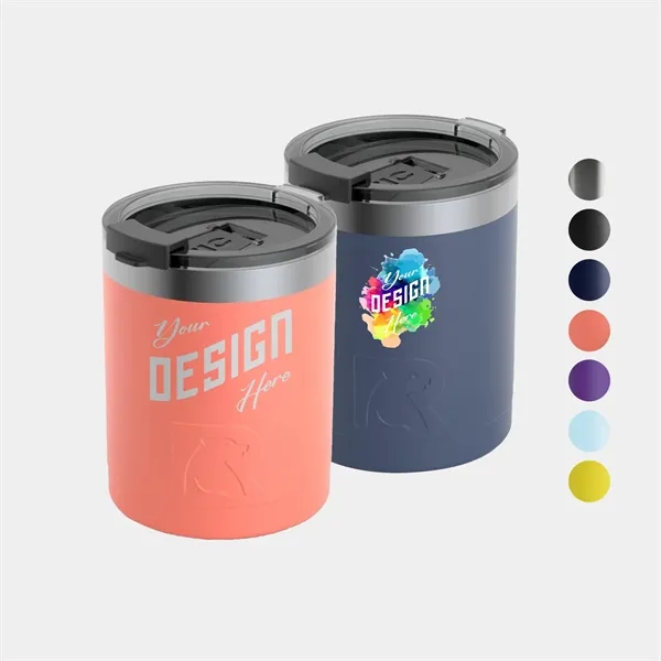 12 oz RTIC® Stainless Steel Vacuum Insulated Lowball Tumbler - 12 oz RTIC® Stainless Steel Vacuum Insulated Lowball Tumbler - Image 0 of 12