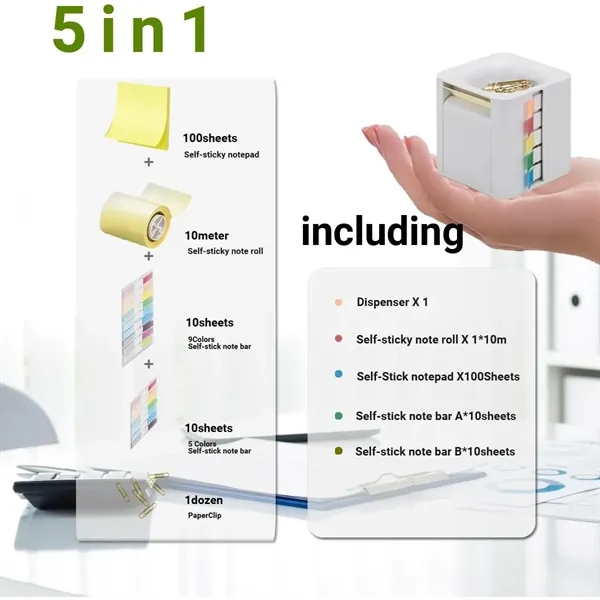 5-In-1 Sticky Note - 5-In-1 Sticky Note - Image 1 of 6