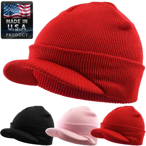 Solid Visor Beanie - Solid Visor Beanie - Image 0 of 20