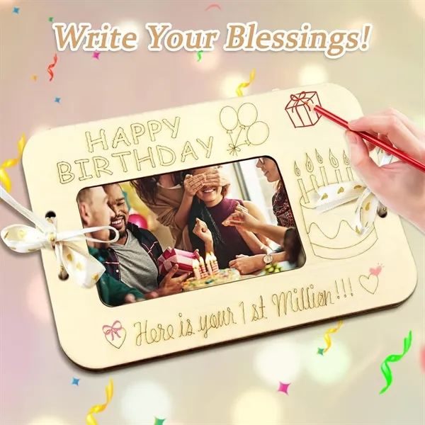 Wooden Birthday Card - Wooden Birthday Card - Image 3 of 5