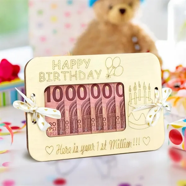 Wooden Birthday Card - Wooden Birthday Card - Image 4 of 5