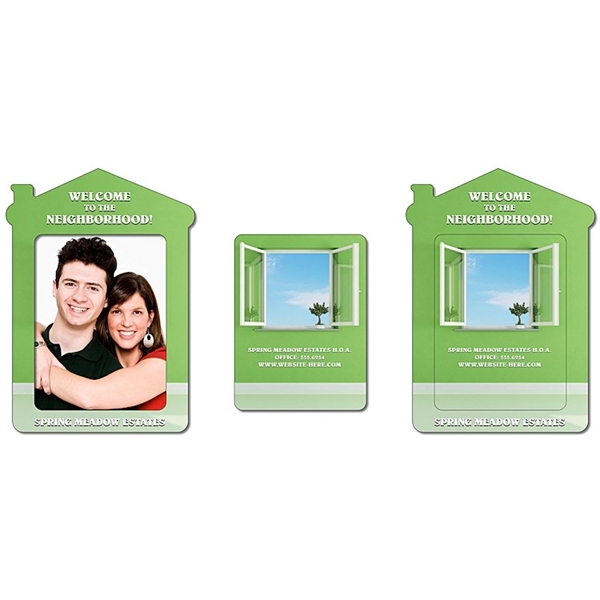 Magnet - House Shape Picture Frame (Approx. 4.3x6) - 25 Mil. - Magnet - House Shape Picture Frame (Approx. 4.3x6) - 25 Mil. - Image 0 of 0