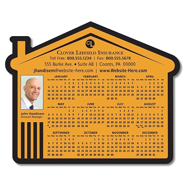 Magnet - House Shape (4.25x3.5) - 20 mil. - Magnet - House Shape (4.25x3.5) - 20 mil. - Image 0 of 0