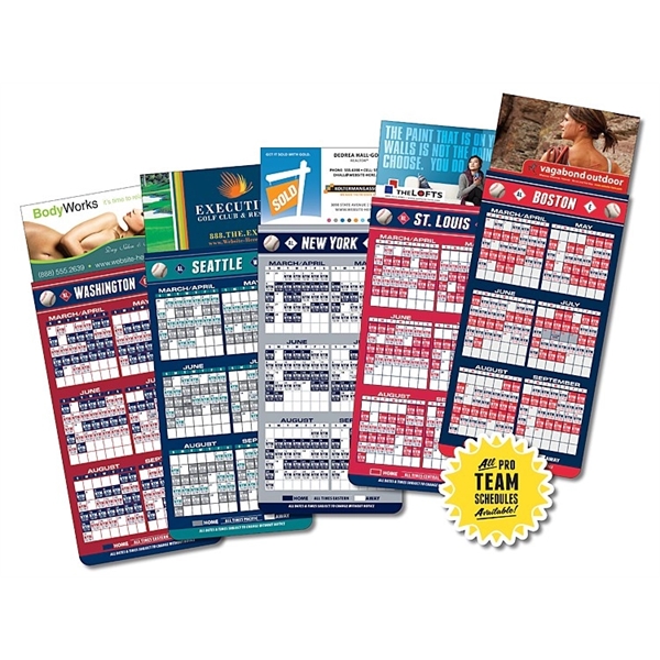 Magna-Card Business Card Magnet - Baseball Schedules (3.5 x - Magna-Card Business Card Magnet - Baseball Schedules (3.5 x - Image 0 of 0