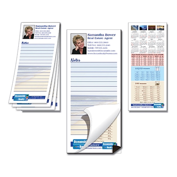 Scratch Pad / Notepad with Magnetic Backer - Custom 25-Sheet - Scratch Pad / Notepad with Magnetic Backer - Custom 25-Sheet - Image 0 of 0