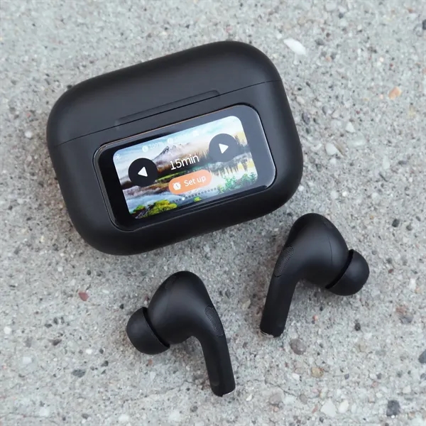 Showoff LCD Screen Wireless Earbuds - Showoff LCD Screen Wireless Earbuds - Image 4 of 9