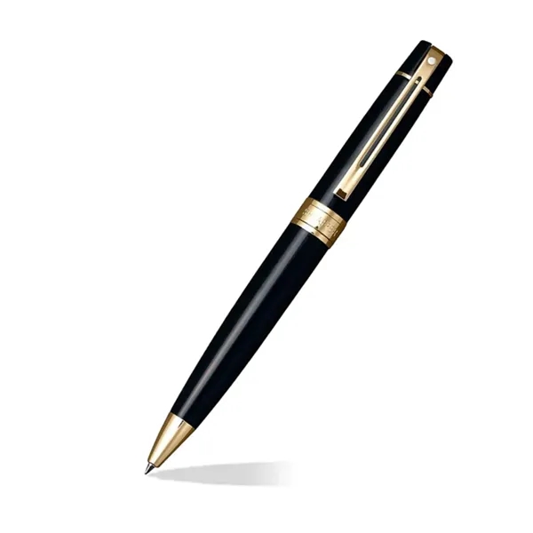 SHEAFFER® Gift Set Gold 300 Ballpoint Pen w/ Card Holder - SHEAFFER® Gift Set Gold 300 Ballpoint Pen w/ Card Holder - Image 7 of 9