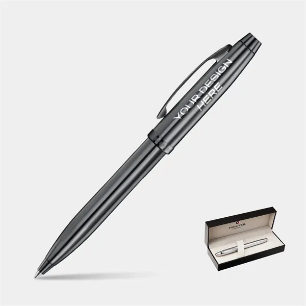 SHEAFFER® 100 Ionic Gunmetal Executive Ballpoint Pen GiftBox - SHEAFFER® 100 Ionic Gunmetal Executive Ballpoint Pen GiftBox - Image 0 of 5